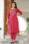 BEAUTIFUL KURTI HEAVY COTTON EMBROIDERY WORK