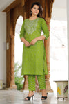 BEAUTIFUL KURTI HEAVY COTTON EMBROIDERY WORK