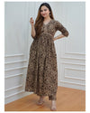 Trendy Brown Kurti Set